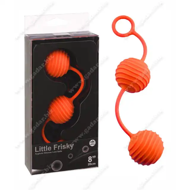 NMC - Little Frisky Orange. Pomarańczowe, silikonowe kulki gejszy