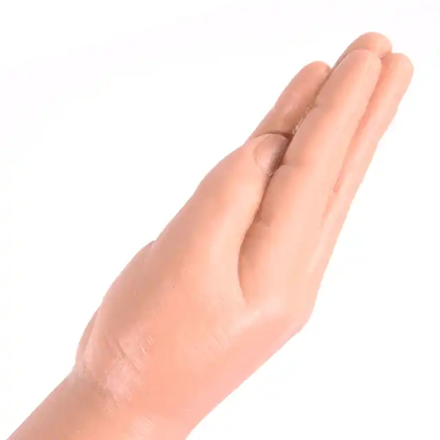 Dinoo King - Size Hand Small Flesh. Cielista ręka do fistingu z przyssawką 19 cm