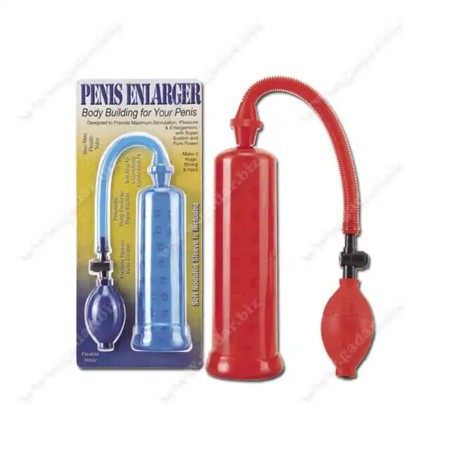 Seven Creations - Penis Enlarger Red. Czerwona pompka do powiększania penisa 