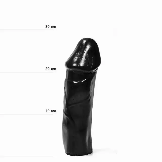 All Black - AB 49 Dildo. Czarne wielkie dildo 7,5 cm średnicy!