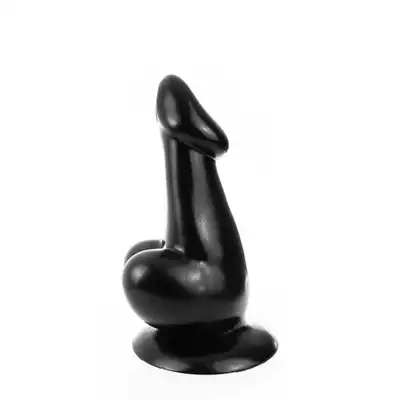 Dinoo - Hung Titan. Czarne dildo o kształcie penisa 11,5 cm średnicy