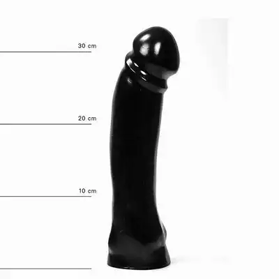 All Black - AB 50 Dildo. Czarne analne dildo 33 cm