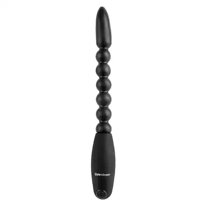 Anal Fantasy - Flexa Pleaser Power Beads. Elastyczne wibrujące kulki analne. 3 prędkości. Silikonowe.