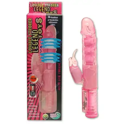 Legend Toys - Lovable Stroker. Wibrator rotacyjny z imitacją ruchu posuwistego 
