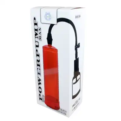 Boss Of Toys - Powerpump Max Red. Czerwona pompka do penisa Bestseller!