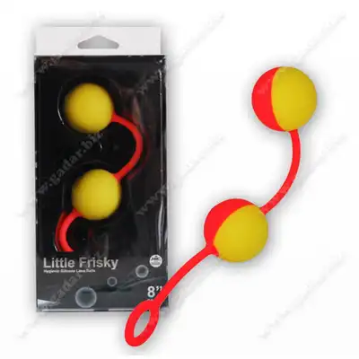 NMC - Little Frisky Yellow/Orange. Silikonowe kulki gejszy. 