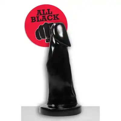 All Black - AB 38 Dildo. Czarne dildo analne z krzywiznami! 39 cm!