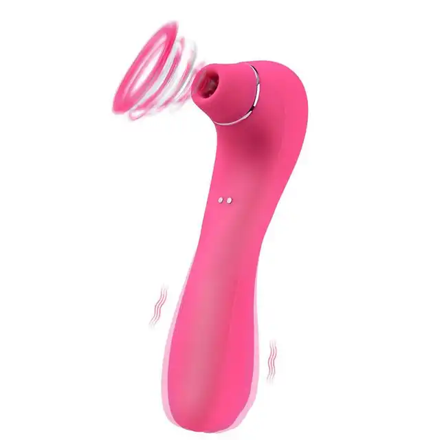 Electric Sucking Massager Pink - 10 programów ssania, 10 programów wibracji. Top produkt!