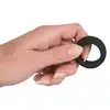 You2Toys - Black Velvets Silicone Cock Ring 2,6 cm. Czarny pierścień erekcyjny. Silikon. 