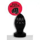 All Black - AB 31 Butt Plug. Czarna wtyczka analna 5 cm szerokości