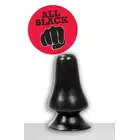 All Black - AB 39 Butt Plug. Czarna wtyczka analna 7 cm szerokości