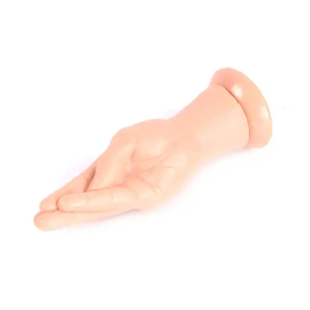 Dinoo King - Size Hand Small Flesh. Cielista ręka do fistingu z przyssawką 19 cm