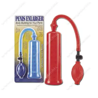 Seven Creations - Penis Enlarger Red. Czerwona pompka do powiększania penisa 