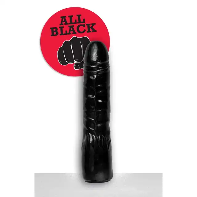All Black - AB 10 Dildo. Czarne dildo 20 cm