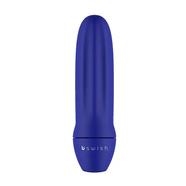 B Swish - BMine Basic Bullet Vibrator. Mini granatowy wibrator. 