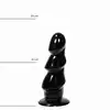 All Black - AB 40. Wtyczka analna o nieregularnym kształcie. 5 cm średnicy.