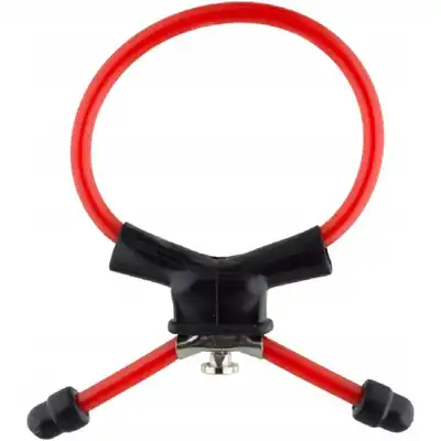 Soft Rubber Erection Ring - Czerwony ring erekcyjny na penisa. 