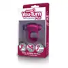 The Screaming O - Charged You Turn Merlot USB. Designerski ring na penisa w kolorze czerwonego wina 
