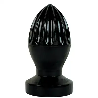 All Black - AB 31 Butt Plug. Czarna wtyczka analna 5 cm szerokości