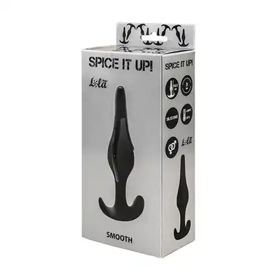 Lola Toys - Spice It Up Smooth Black. Silikonowa wtyczka analna. 
