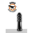 Dinoo - T-Rex. Czarne dildo o karbowanej powierzchni 23,5 cm