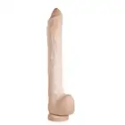 Dildorama - 515 Line 14,5" Flesh. Cieliste realistyczne dildo 37 cm