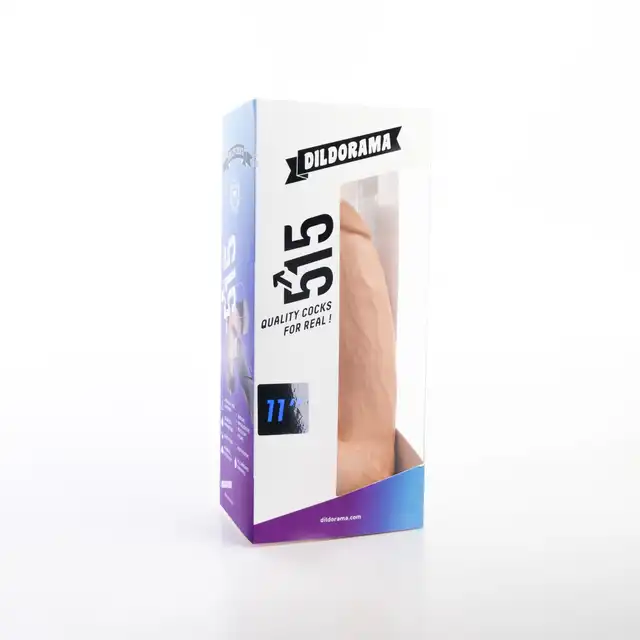 Dildorama - 515 Line 11" Flesh. Cielsite realistyczne dildo 28 cm