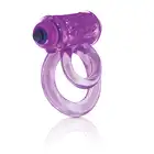 The Screaming O - DoubleO 6 Purple. Podwójny ring erekcyjny na penisa z intensywnymi wibracjami 