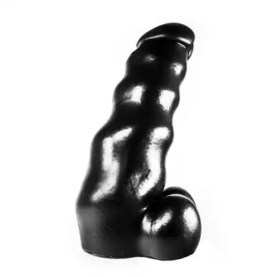 Dinoo - Itemirus. Czarne dildo o kształcie członka 11 cm średnicy!