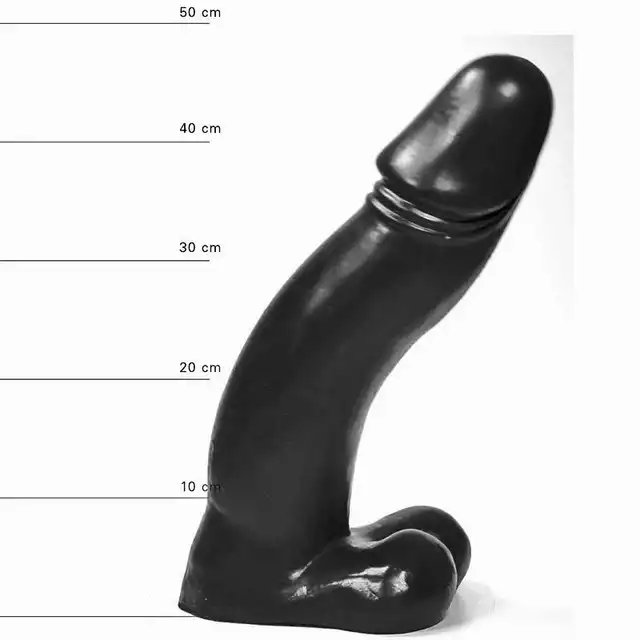 All Black - AB 22 Dildo. Wielkie czarne dildo 45 cm!