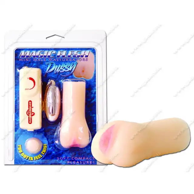 Magic Flesh - Mini Vibrating Pussy. Wibrujący masturbator dla Panów. 