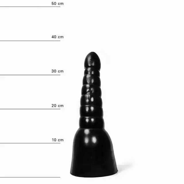 All Black - AB 17 Dildo. Wielkie czarne dildo 11 cm średnicy!