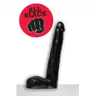 All Black - AB 04 Dildo. Czarne dildo 21 cm