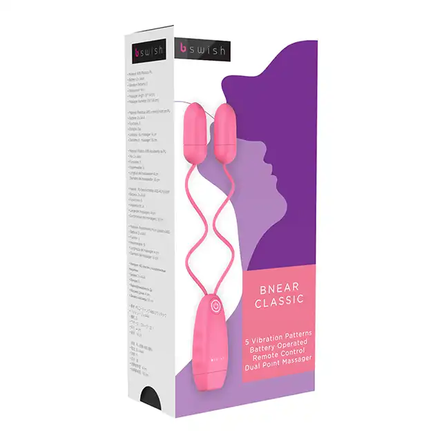 B Swish  - BNear Classic Couples Vibrator Guava. Fantastyczne możliwości!