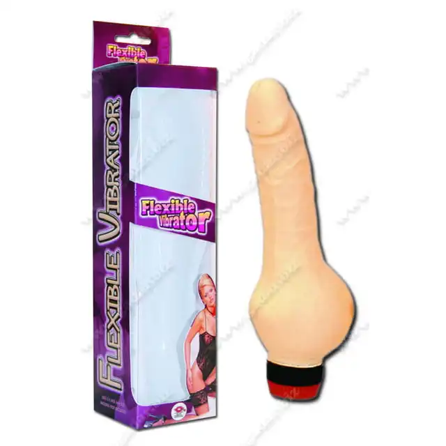 Perfect Pleasures - Flexible Vibrator 7". Rozszerzany wibrator 17,5 cm. Naturalny kolor. 