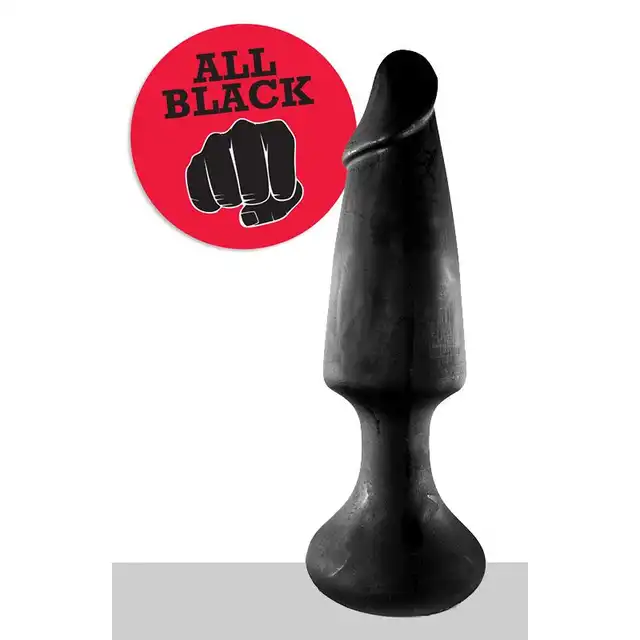 All Black - AB 71 Butt Plug. Duża wtyczka analna o kształcie penisa 35 cm