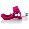 The Screaming O - Charged You Turn Merlot USB. Designerski ring na penisa w kolorze czerwonego wina 