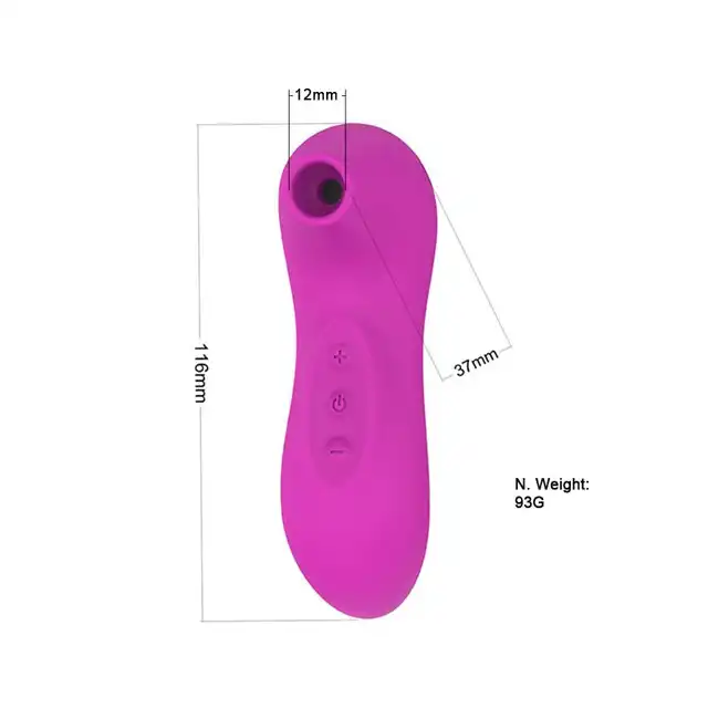Electric Sucking Massager 2.0 - USB Flesh 10 Sucking. Stymulator łechtaczki funkcja ssania. Cielisty