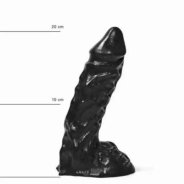 All Black - AB 27 Dildo. Czarne dildo 23 cm 