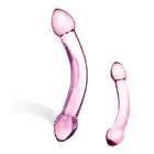 Glas- Podwójne szklane dildo Double Trouble 