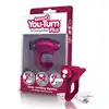 The Screaming O - Charged You Turn Merlot USB. Designerski ring na penisa w kolorze czerwonego wina 