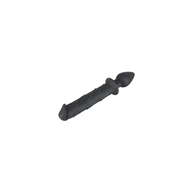Black Velvets - Dildo &amp; Plug. Dwustronne dildo z wtyczką analną