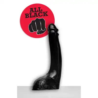 All Black - AB 24 Dildo. Czarne duże dildo 32 cm