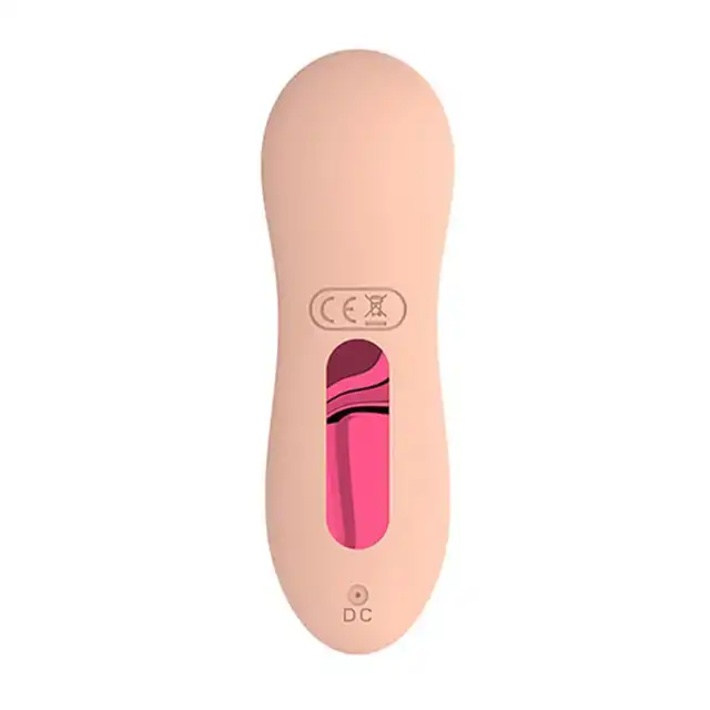 Electric Sucking Massager 2.0 - USB Flesh 10 Sucking. Stymulator łechtaczki funkcja ssania. Cielisty