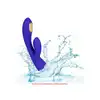 Calexotics - Impulse E-Stim Vibrator. Silikonowy niebieski wibrator z elektrostymulacją