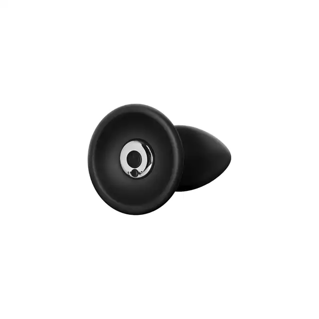 Anal Fantasy - Rechargeable Silicone L Plug Black. Wibrująca wtyczka analna rozmiar L