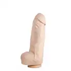 Dildorama - 515 Line 11,5" Flesh. Realistyczne dildo z przyssawką 8,1 cm średnicy