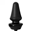Anal Fantasy - Inflatable Silicone Anal Plug Black. Pompowana wtyczka analna