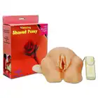 Vibrating Shaved Pussy - Wibrująca sztuczna wagina z cyberskóry. 