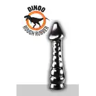 Dinoo - Prenocep. Czarne dildo z dużą główką 6,3 cm średnicy